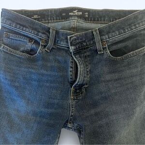 Hollister Men's Dark Blue Skinny Jeans